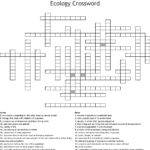 Ecology Crossword Puzzle WordMint