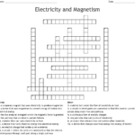 Electricity Crossword Puzzle Printable Printable