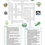 Environment Crossword Puzzle English ESL Worksheets