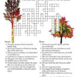 Fall Harvest Fall Crossword Puzzle A Fun Way To