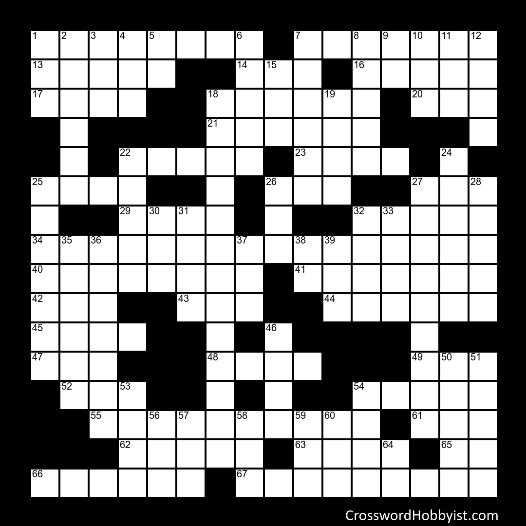 Bird Crossword Puzzle Printable