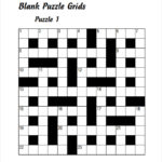 FREE 9 Blank Crossword Templates In PDF Excel EPS