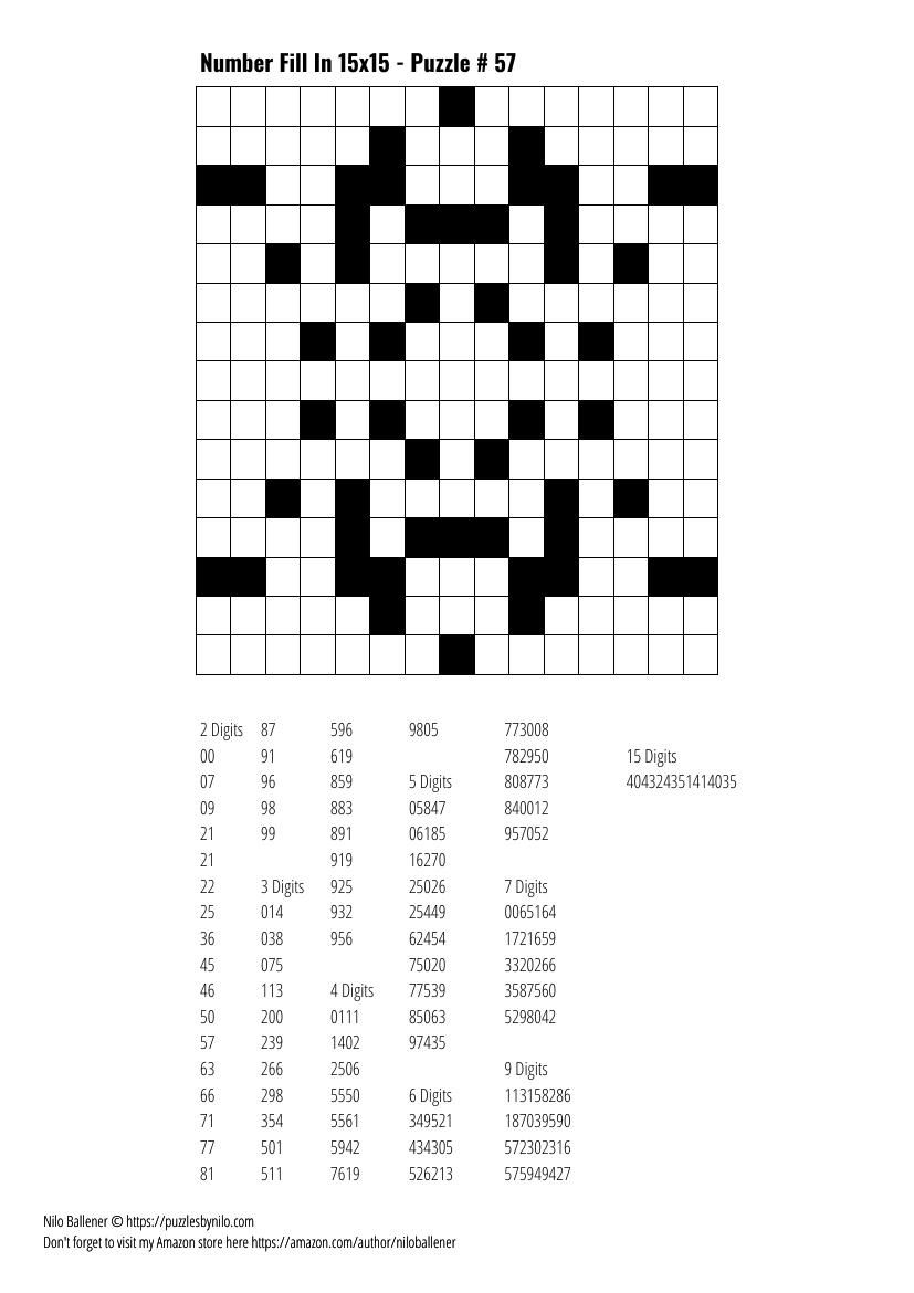 Crossword Builder Printable