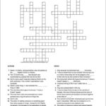 Free Printable Middle School Crossword Puzzles Crossword