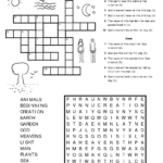 Free Printable Sunday School Crossword Puzzles Printable