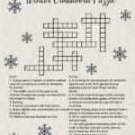 Free Printable Winter Crossword Puzzles