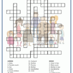 French Words For Family Members Crossword Puzzle French