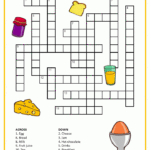 French Words From Breakfast Crossword Puzzle Learn