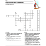 Gymnastics Wordsearch Vocabulary Crossword And More