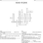 HAND HYGIENE Crossword WordMint