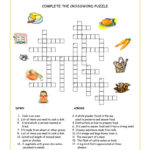Healthy Eating Crossword Wordmint Printable Crossword