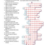 High School English Crossword Puzzles Printable