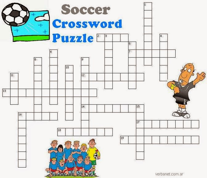 I Heart English Soccer Crossword Puzzle