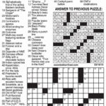 La Times Sunday Crossword Printable Version Printable
