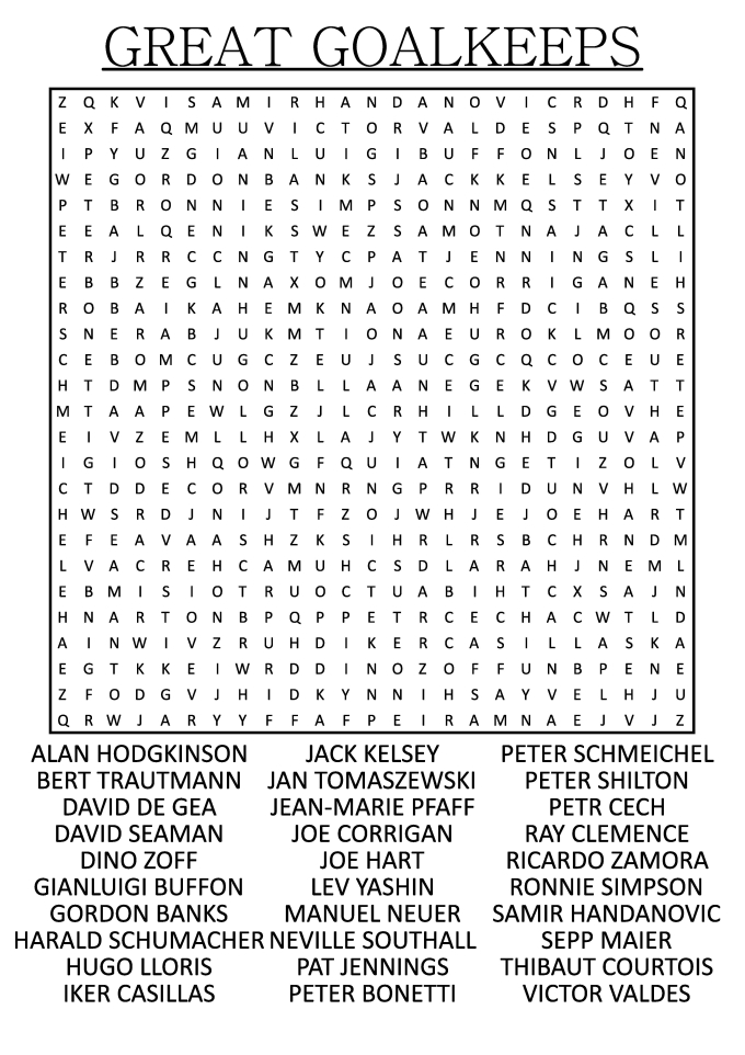 Printable Crossword And Word Search Puzzles