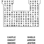 Medieval Word Search Activity Shelter