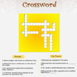 Memorial Day Crossword Template