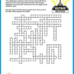 Movies Crossword Printable Baseball Crossword Puzzle
