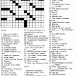 Movies Crossword Printable Crossword Kirk At The Movies