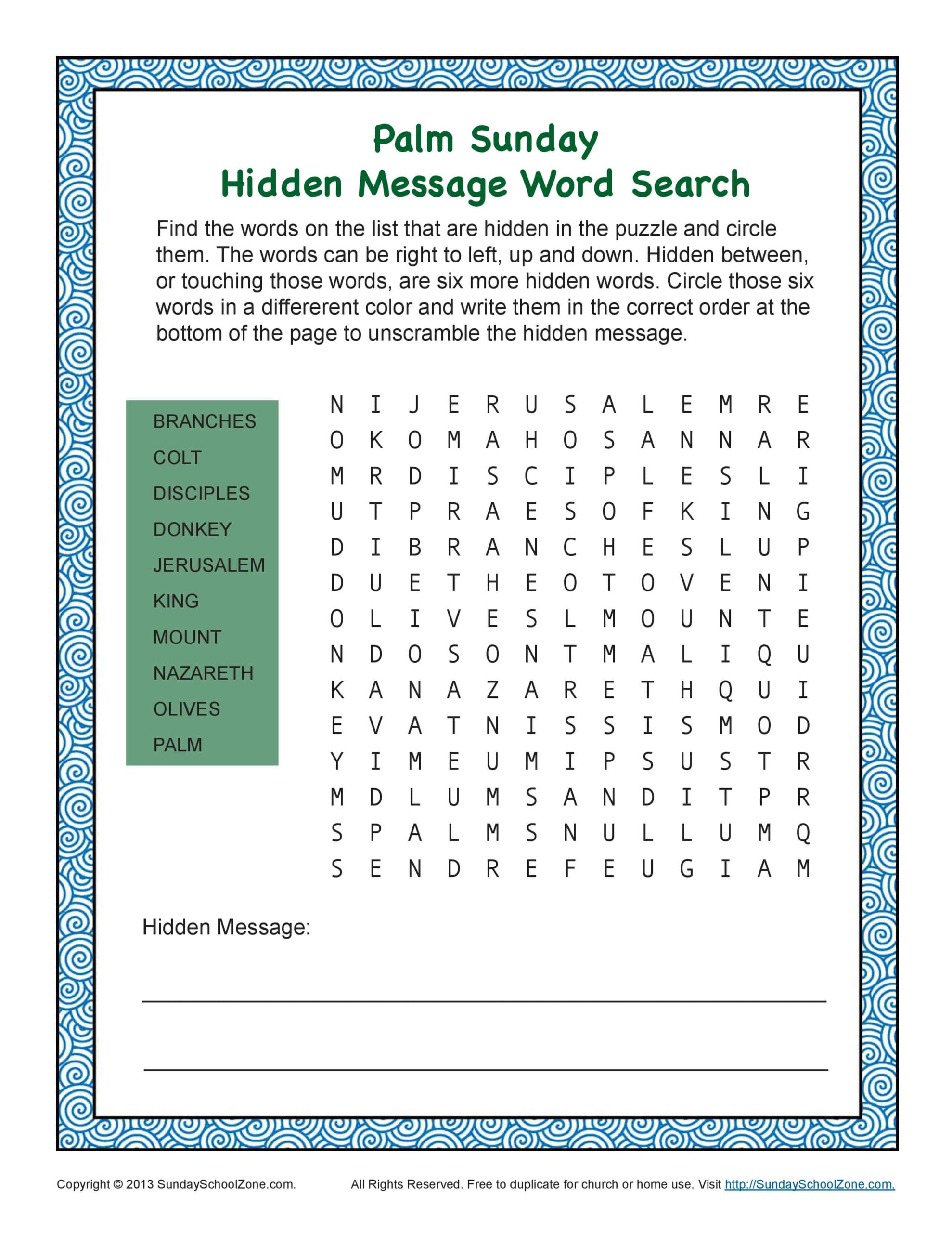 Second Grade Crossword Puzzles Printable