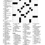 Photos Printable Sunday Premier Crossword Coloring