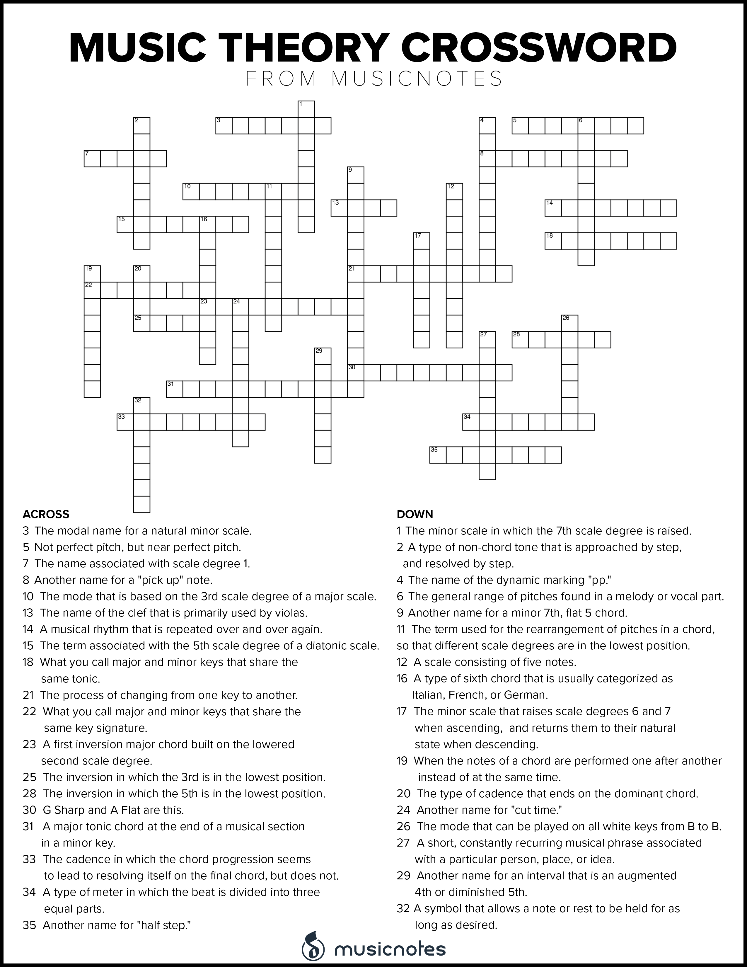 Justin Bieber Crossword Puzzle Printable