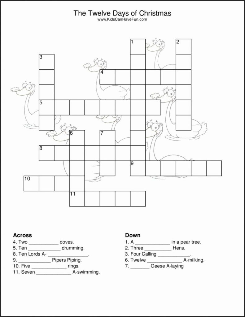 Pokemon Crossword Puzzles Printable Newcoloring123 Puzzle