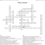 Pop Culture Crossword Printable Free Free Printable