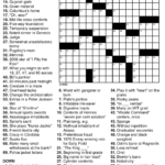 Pop Culture Crossword Puzzles Printable Printable