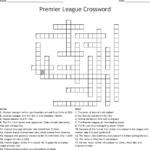 Premier League Teams Crossword WordMint