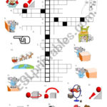 Preposition Crossword Puzzle ESL Worksheet By Szoscsi