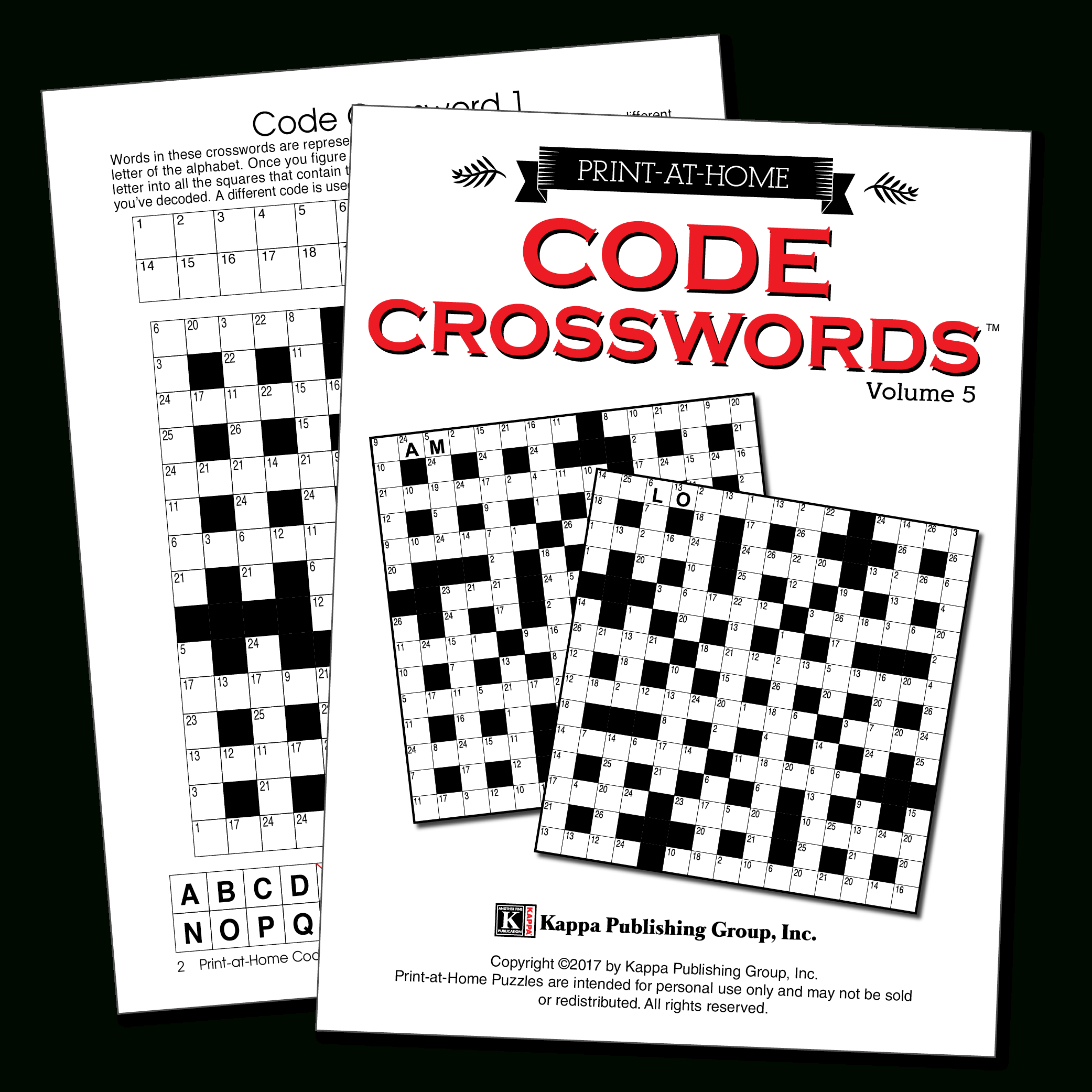 Code Crosswords Printable