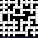 Printable Blank Crossword Puzzle Grid Printable