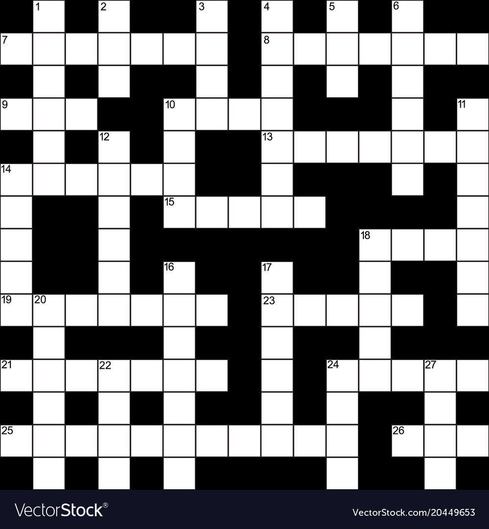 Crossword Puzzle Grid Printable