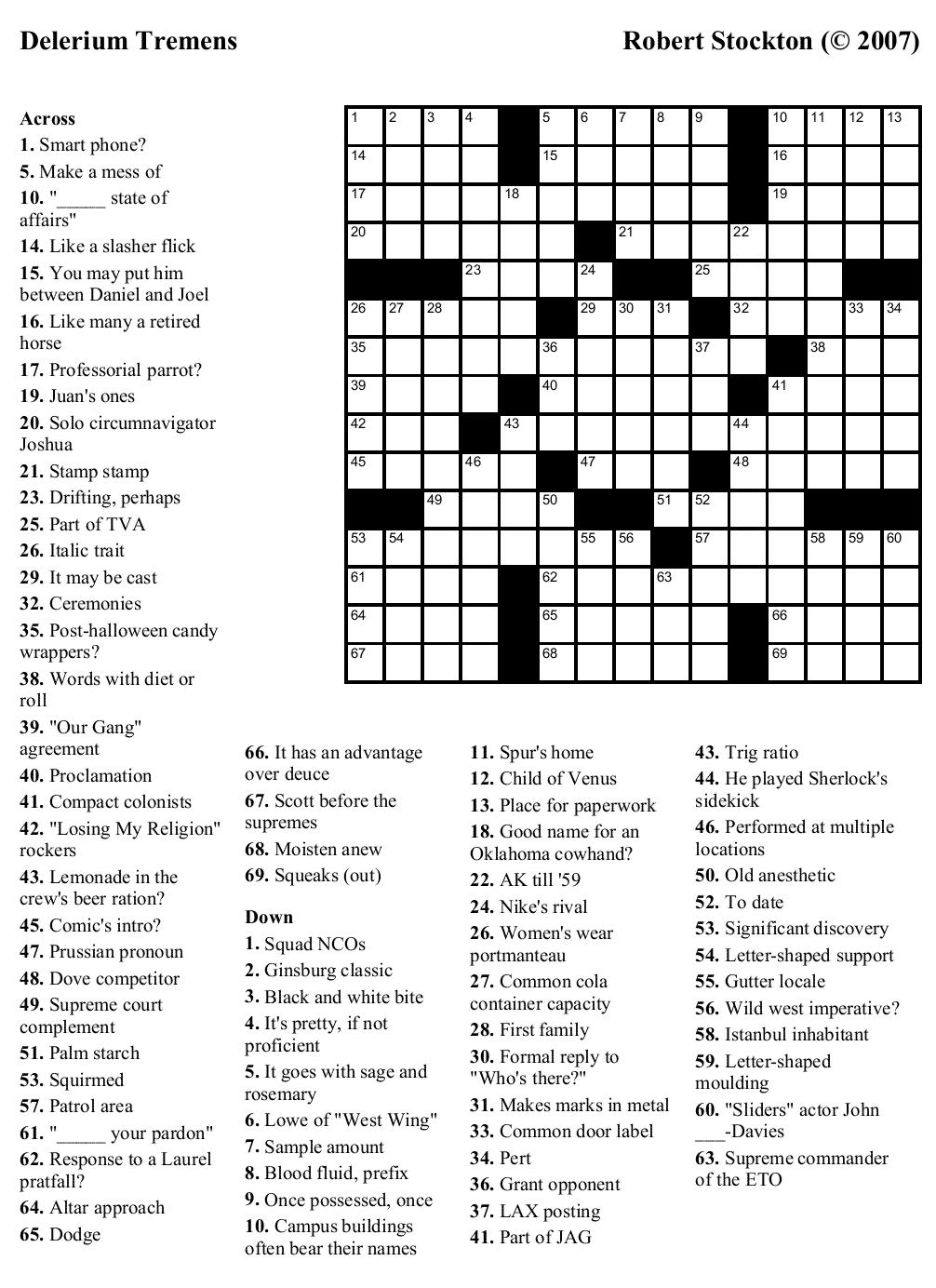 Free Printable Crosswords For 10 Year Olds Printable Crossword 