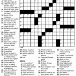 Printable Crossword Puzzle Difficult In 2020 Crossword