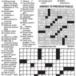 Printable Crossword Puzzle La Times Printable Crossword