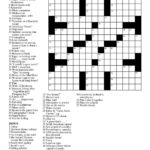 Printable Crossword Puzzle Usa Today Printable Crossword