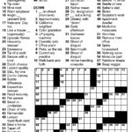 Printable Crossword Puzzles 2017 Printable Template Free