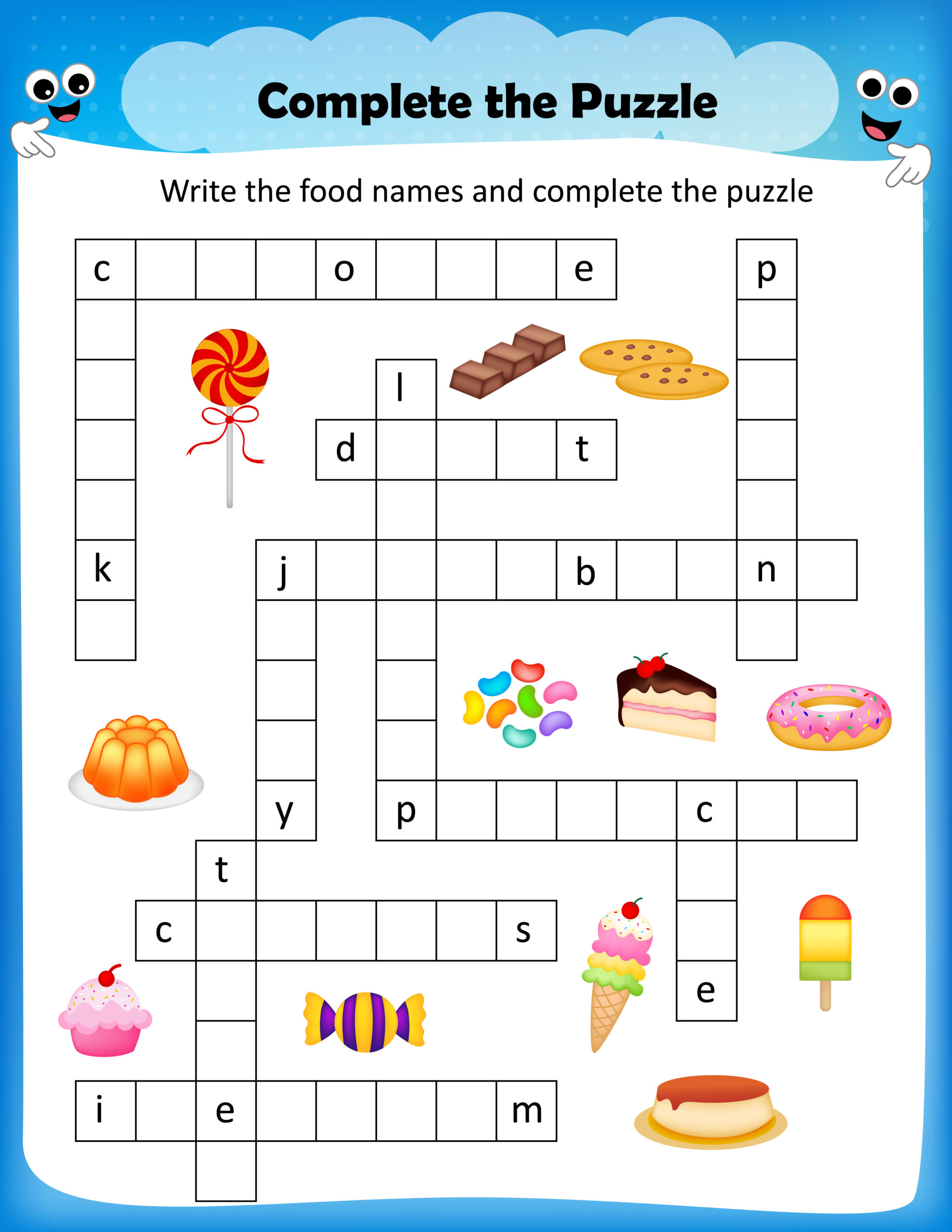 Free Printable Crossword Puzzles For Elementary Students