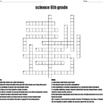 Printable Crosswords For 6Th Grade Printable Crossword