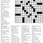 Printable Expert Crossword Puzzles Printable Crossword