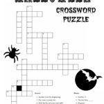 Printable Halloween Crossword Puzzles For Kids Printable
