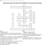 Printable Health Crossword Puzzles Printable Crossword