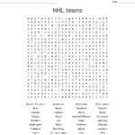 Printable Hockey Crossword Printable Crossword Puzzles