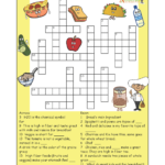Printable Nutrition Crossword Puzzle Printable Crossword