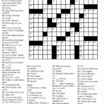 Printable Rock And Roll Crossword Puzzles Printable