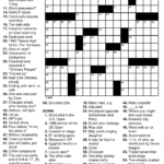 Printable Sports Crossword Puzzles For Adults Printable