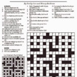 Printable Wall Street Journal Crossword Puzzle Printable