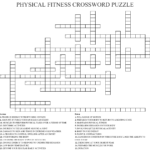 Printable Wellness Crossword Puzzles Printable Crossword